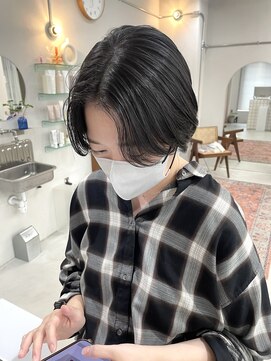 ヘアー アイス カンナ(HAIR ICI Canna) 大人女子におすすめ/ミニボブ/束感カット/コンパクトボブ