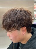 シャドウパーマ/無造作パーマ/メンズマッシュ