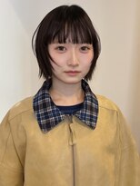 デコ(DECO) dark brown × hush bob