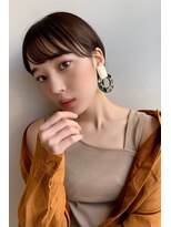 トイロ 渋谷(Toiro) マッシュショート丸みショートシースルーバング