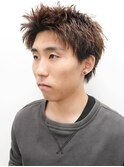 メンズカットアップバングスパイキーショート0506