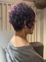 ルナフローラバイエム 横浜鶴屋町(luna flora by em) ウェーブショートボブ