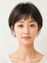 レッド(RED) 丸みショート