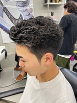 MEN'S DAMDEE TOKYO 柏店【ダムディー】バーバー/フェード/メンズパーマ/理容室/眉毛&nbsp;ニュアンスパーマ/ニュアンスウルフ/スペインカール[柏/理容室]