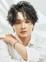 オーシャントーキョー 原宿(OCEAN TOKYO)&nbsp;波巻きパーマメンズシャドウパーマセンターパート