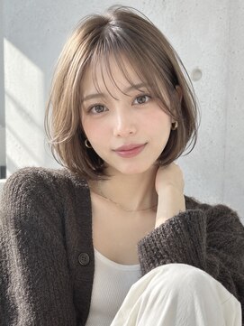 ノア 三宮店(NOA) 【NOA】小顔レイヤーボブ×顔まわりレイヤー