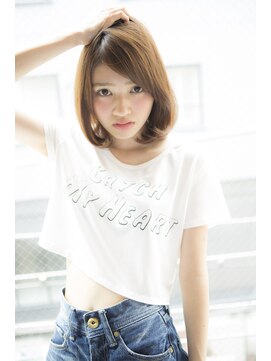 サロンドミルク 原宿(salon de MiLK) 【salon de MiLK 原宿】大人かわいいべージュボブ