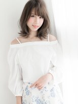 ヘアーセンス 新小岩店(hair SENSE) ふわバングな美フォルム☆ひし形っぽミディ