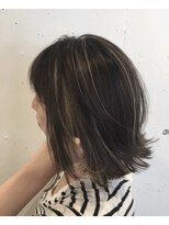 美容室 リアン(Lien) 透明感たっぷり　ハイライト×グレージュ