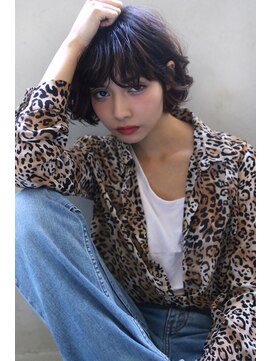 ブラン 梅田(Blanc) 【Blanc/梅田】ラベンダーカラー/耳かけショート/erk127