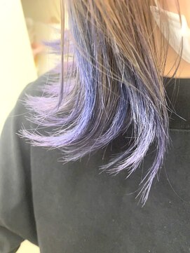 アメイジングヘアー 美沢店(AMAZING HAIR) 【AMAZING HAIR 美沢店/五十嵐】パープル裾カラー