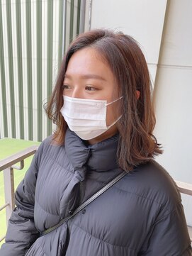 ロンド ストラーダ 心斎橋(Lond strada) 【津賀 涼】ショートグレージュカラーボブウルフココアベージュ