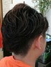 メンズカット+パーマ