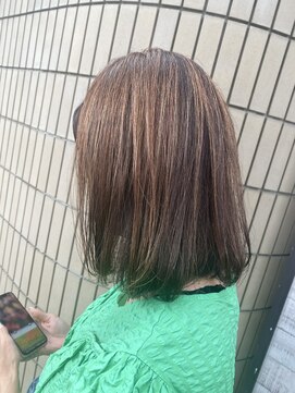 アース クロスガーデン川崎店(HAIR&MAKE EARTH) 噂の白髪ぼかし☆