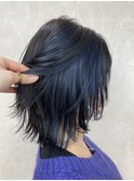 インナーカラー/インナーブルー/blue/ウルフレイヤー/インナー青