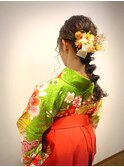 ーKITSUKEーby actif 2022年卒業袴の着付けヘアセット名駅3分