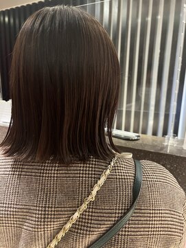 スパイスアヴェダ サロンアンドスパ 玉川高島屋SC店(SPICE AVEDA salon&spa) 美髪ストレート×切りっぱなしボブ　【二子玉川】