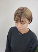 ショート×フロントインナーカラー