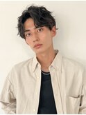 メンズヘア メンズパーマ アップバング 刈り上げ 原宿表参道