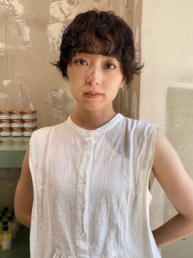 ロジ(loji) スッキリと柔らかい、ショートパーマ