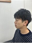 パーマ×カット×眉カット×シェービング
