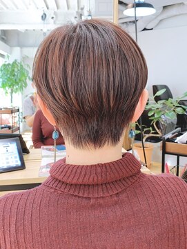 ノル(Knoll) ココアベージュ/グレージュブラウン/透明感ボブ[日比谷］