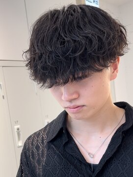 リップス 栄(LIPPS) ー波巻きスパイラルパーマーツイストスパイラルーマッシュー