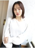 天神【BIRTH】ヘルシー外ハネショート×シースルーバング　7