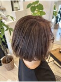 白髪ぼかしハイライト