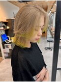 こなれミディシアーカラーケアブリーチenogカラー特化型サロン