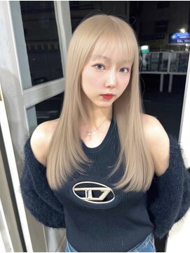 アンメリーアン(Ann merry ann) 大人可愛い大人美人くすみカラーアッシュグレーベージュ