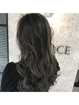 マルフェ 天王寺(marfe) ハイライトグレージュカラー透明感カラー