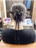【Lilly渋谷】#カチモリ#ヘアセット#ヘアアレンジ#編み込み