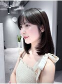 イメチェン/似合わせカット/グレージュブラウン/大手町