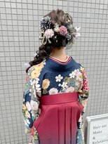 サイド編みおろし
