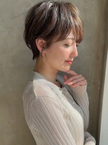 アフロート ルヴア(AFLOAT RUVUA)&nbsp;似合わせ ショート ボブ 30代 40代 小顔 新宿 ひし形 前上がり