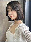 韓国ボブ タンバルモリ 丸顔さん似合わせカット A0331