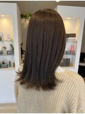 大人可愛い大人美人くすみカラー【オリーブアッシュベージュ】