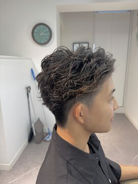 ミチオノザワヘアサロンギンザ 静岡店(Michio Nozawa HAIR SALON Ginza) スパイラルオールバック/スパイラルパーマ/スパイラル巻き