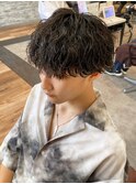 Men's/ツイストスパイラルパーマ/波巻きパーマ/メンズパーマ