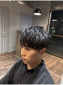 ブルーブラックナチュラルマッシュ