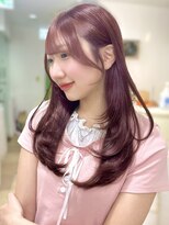 ルフェリ(Lufeli)&nbsp;【Lufeli】いとうりお　レイヤーカット/チェリーレッド/髪質改善