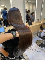 ジーナ 船橋(Zina)&nbsp;髪質改善＊ロングレイヤーグレーベージュ＊美髪【Zina船橋】