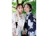 【夏イベント限定クーポン】浴衣着付け＋ヘアセット  ￥7700 ※電話予約のみ