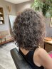 カット＋ロングヘアパーマ＋前処理・後処理Ｔｒ