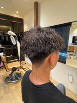 クラップス 横須賀中央店(CLAPS) 横須賀センターパートツイストパーマ緩めシャドウパーマフェード