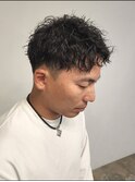 刈り上げショートツイストスパイラルパーマ