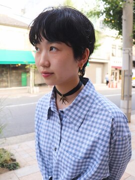 ハクボ(hakubo) ショートパーマ