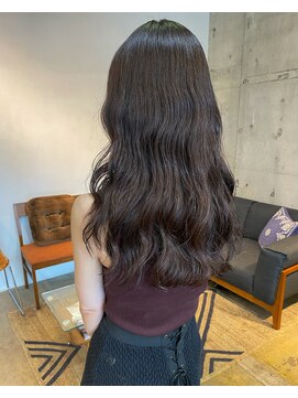 モーブ(MAUVE) 【HANAE】ゆるふわロング×デジタルパーマ