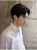 メンズナチュラルショートニュアンスパーマフェーザーパーマ